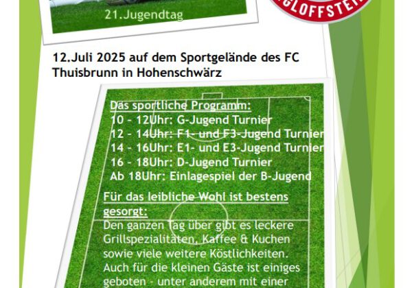 21. Jungendtag der SG am 12.07.