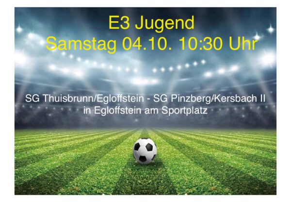 Heimspiel E3-Jugend